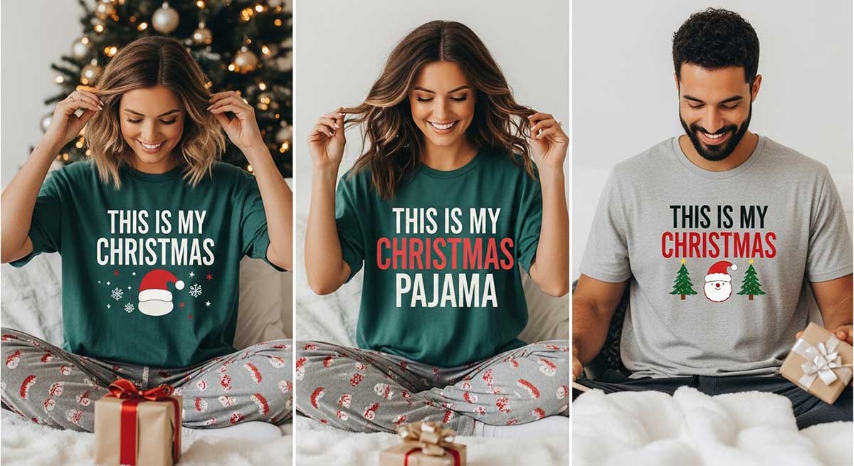 Christmas t-shirt design niches for a print-on-demand business