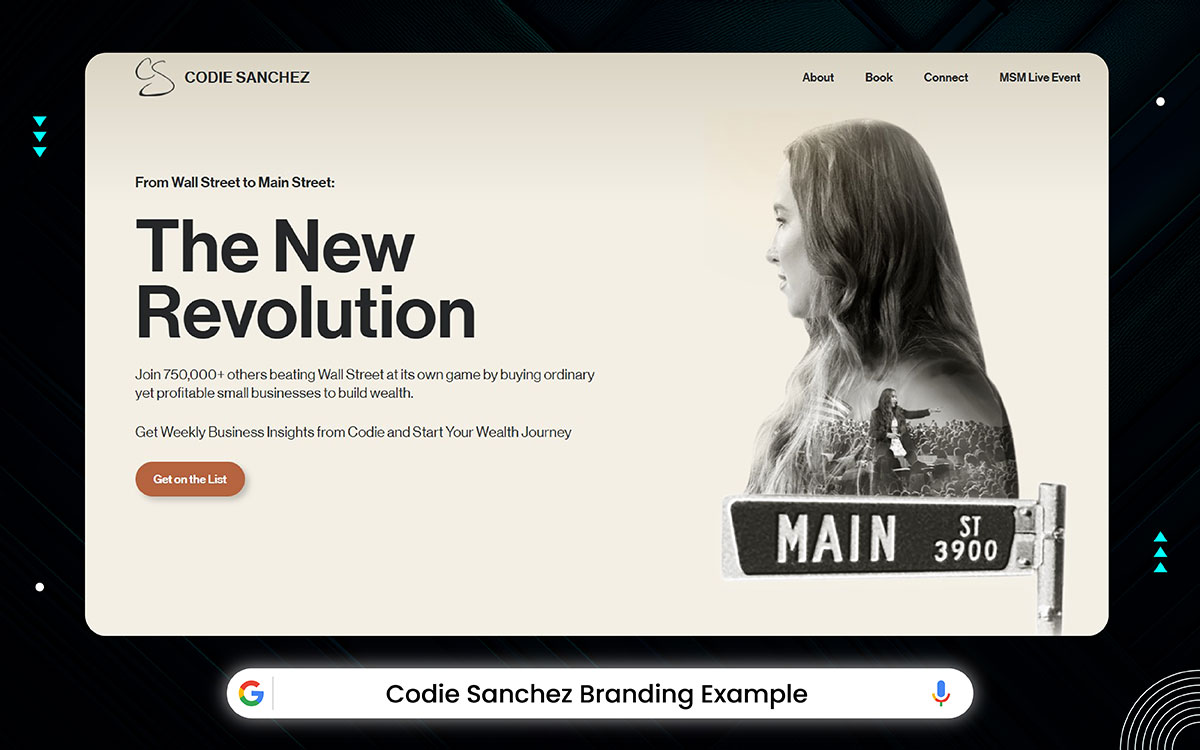 amazing personal branding example for your inspiration