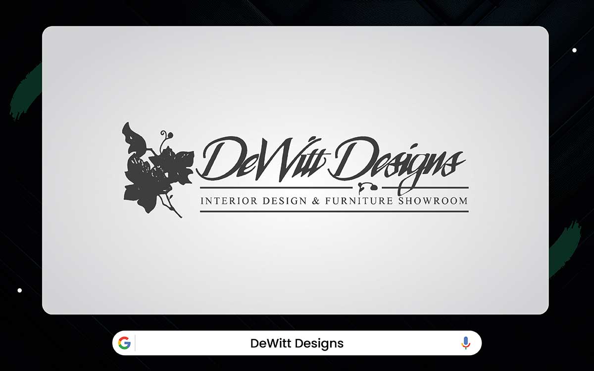 minimal line art interior logo design