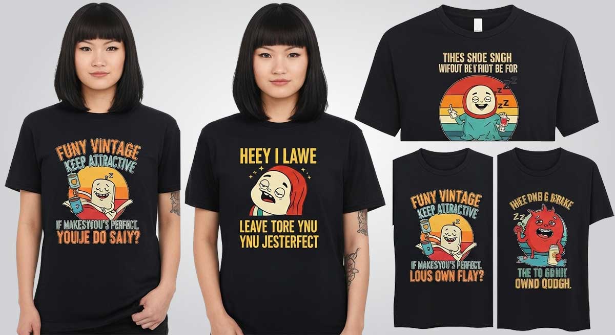 funny vintage t-shirt design ideas