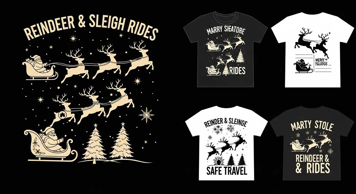 Christmas T-shirt designs