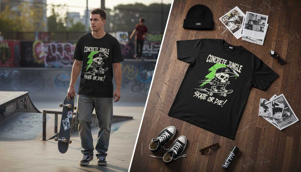 vintage illustration t-shirts