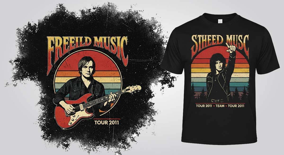 creative vintage t-shirt design ideas