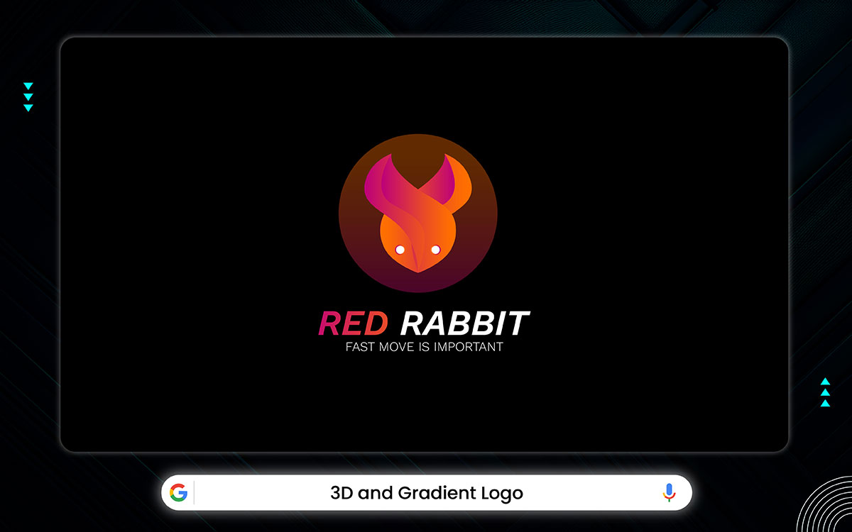 3D best logo design idea