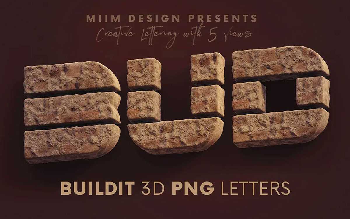 building company branding font
