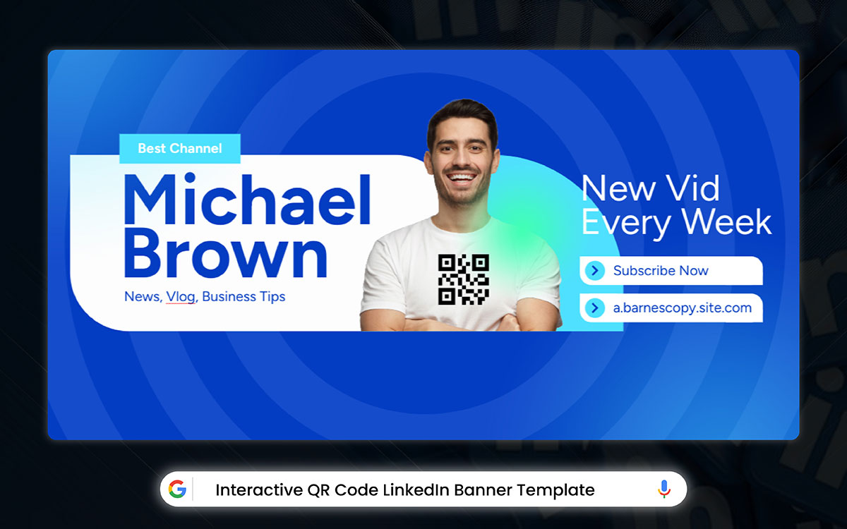 creative LinkedIn banner template