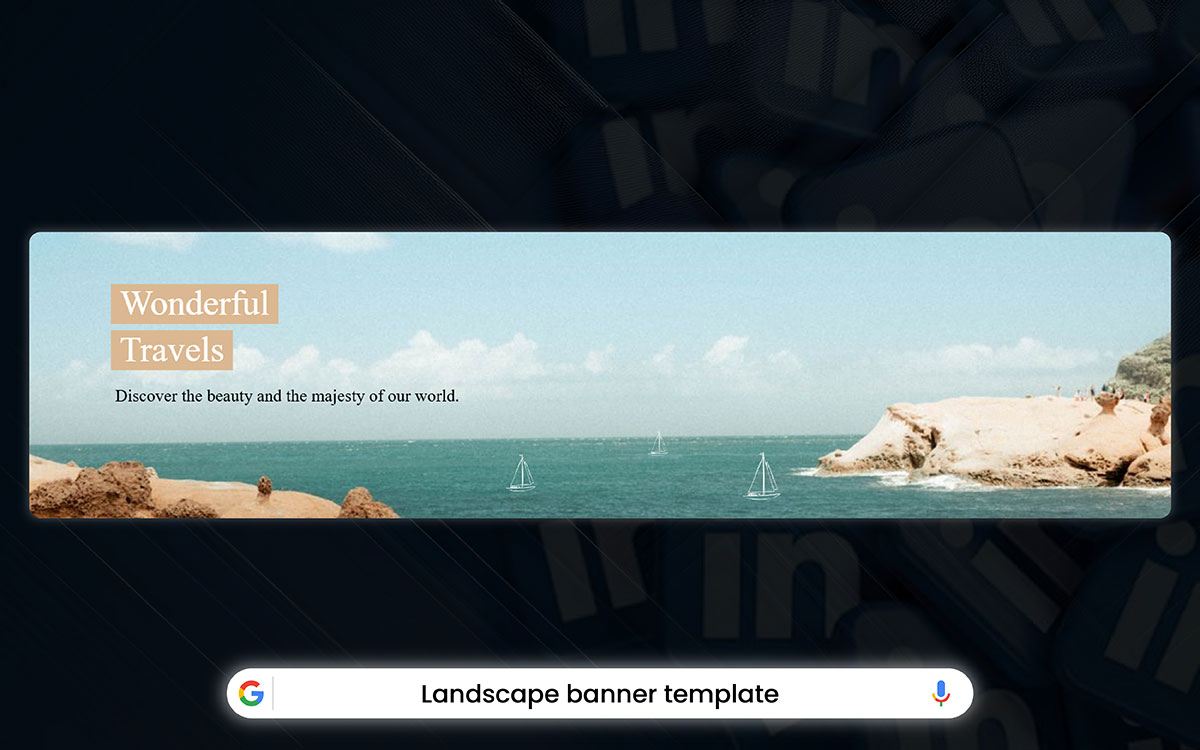 creative LinkedIn banner example