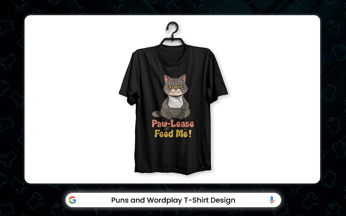 pun pet t-shirt design