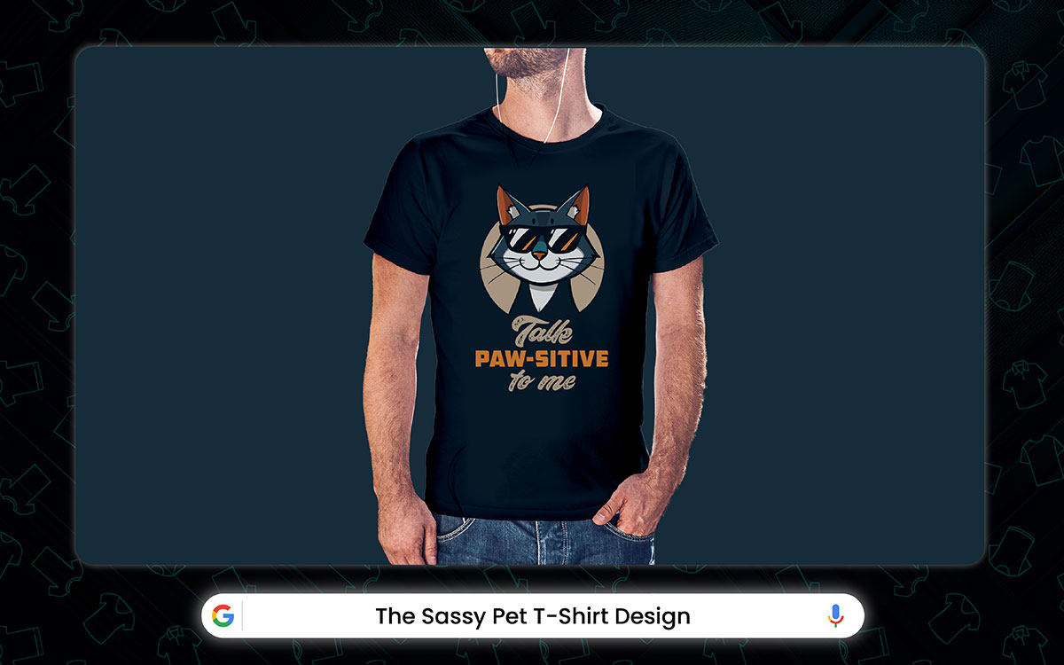 sassy pet t-shirt design