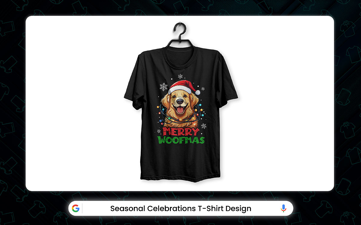 seasonal celebrations pet t-shirt design