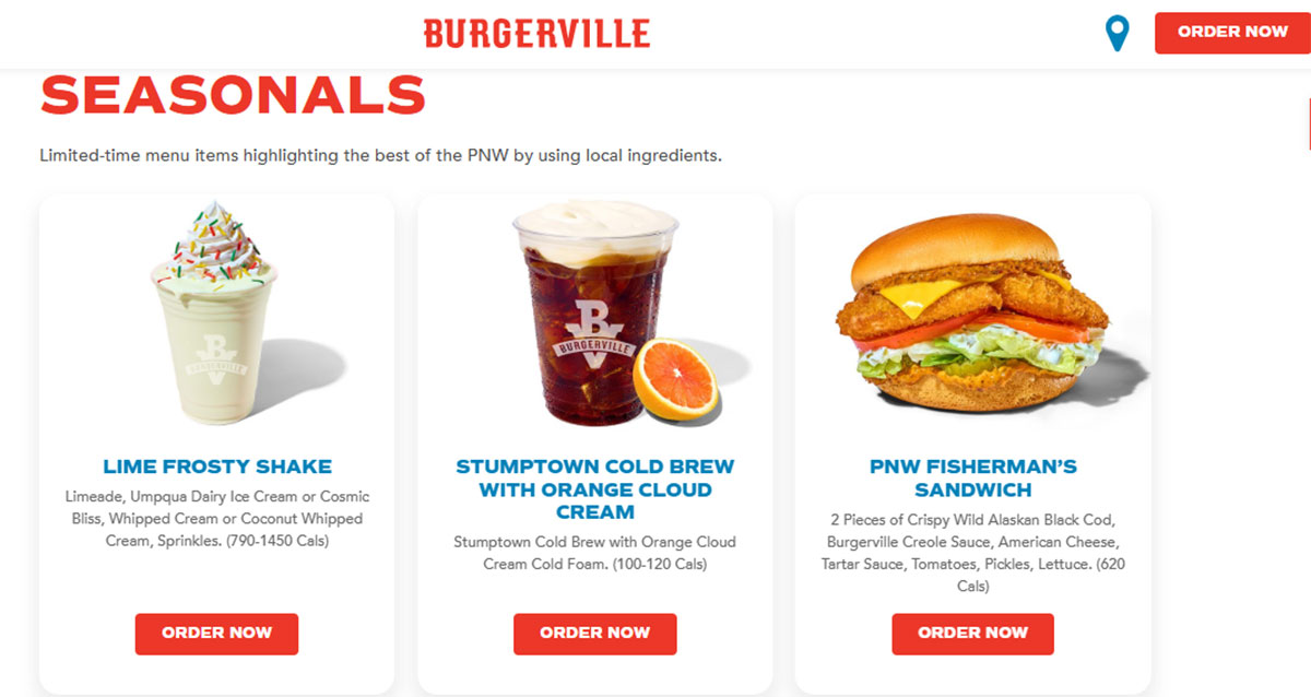 dynamic menu design idea