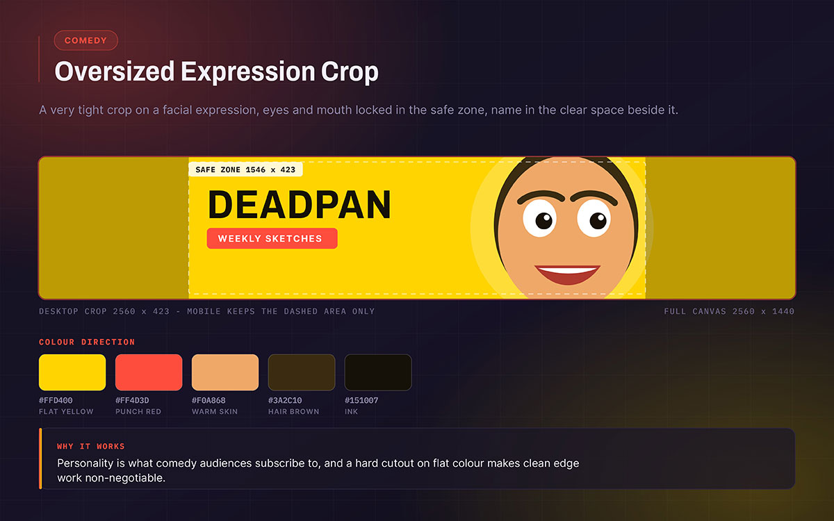 business youtube banner design with professional branding
