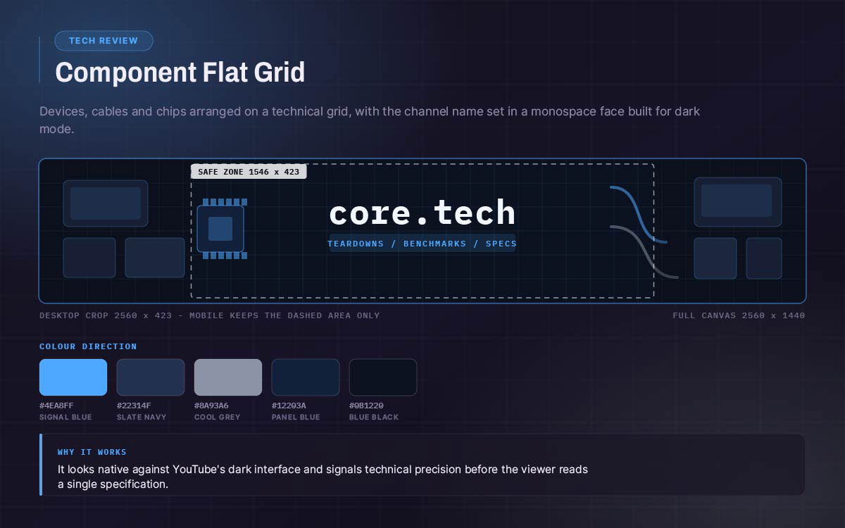 modern youtube banner design with clean layout