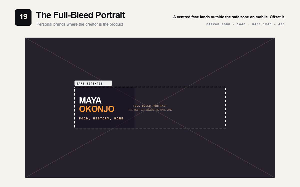 Attractive YouTube channel banner template