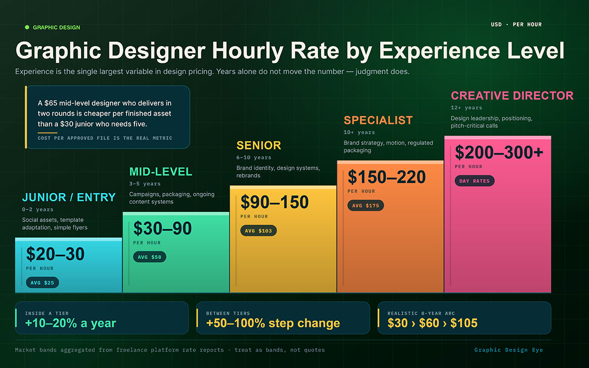 graphic designer hourly rate guide