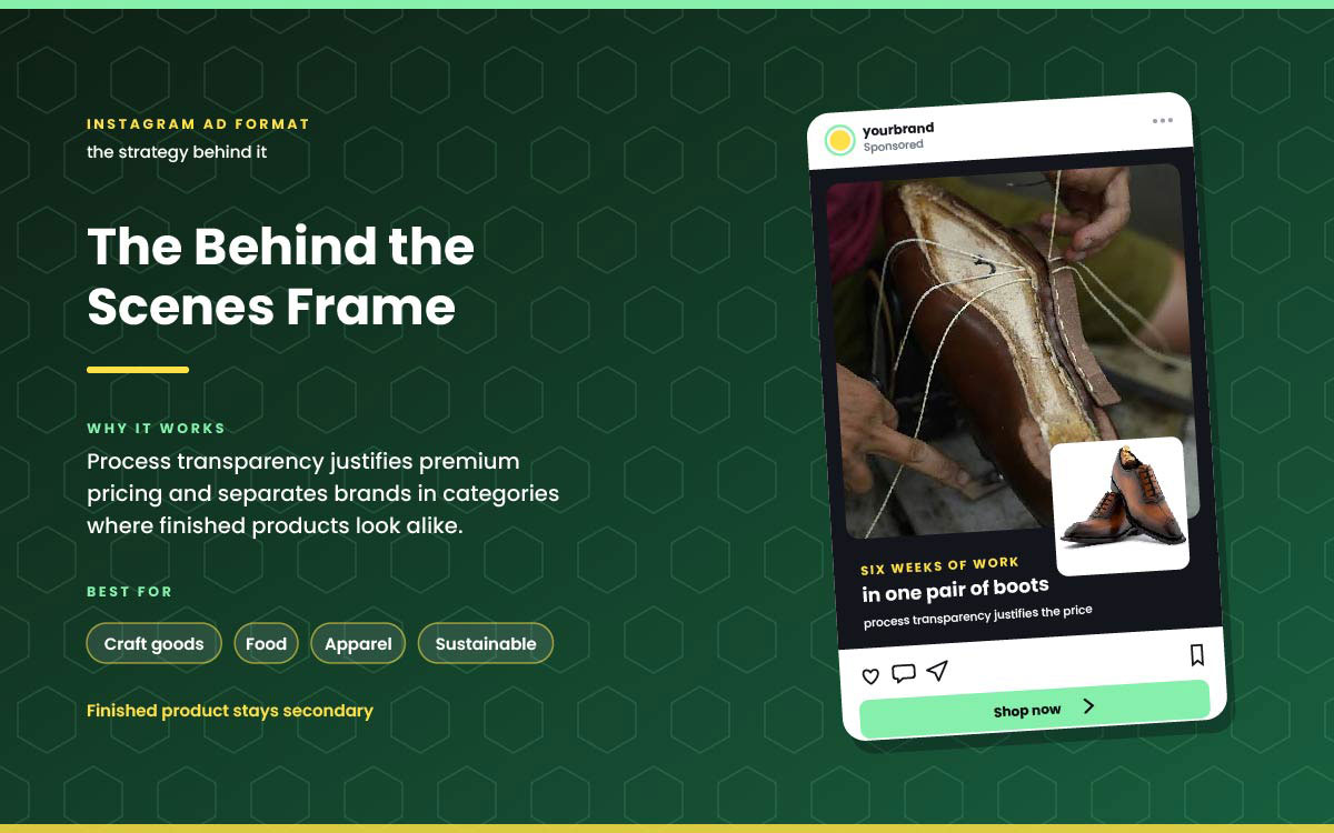 Instagram sponsored post example with branded content