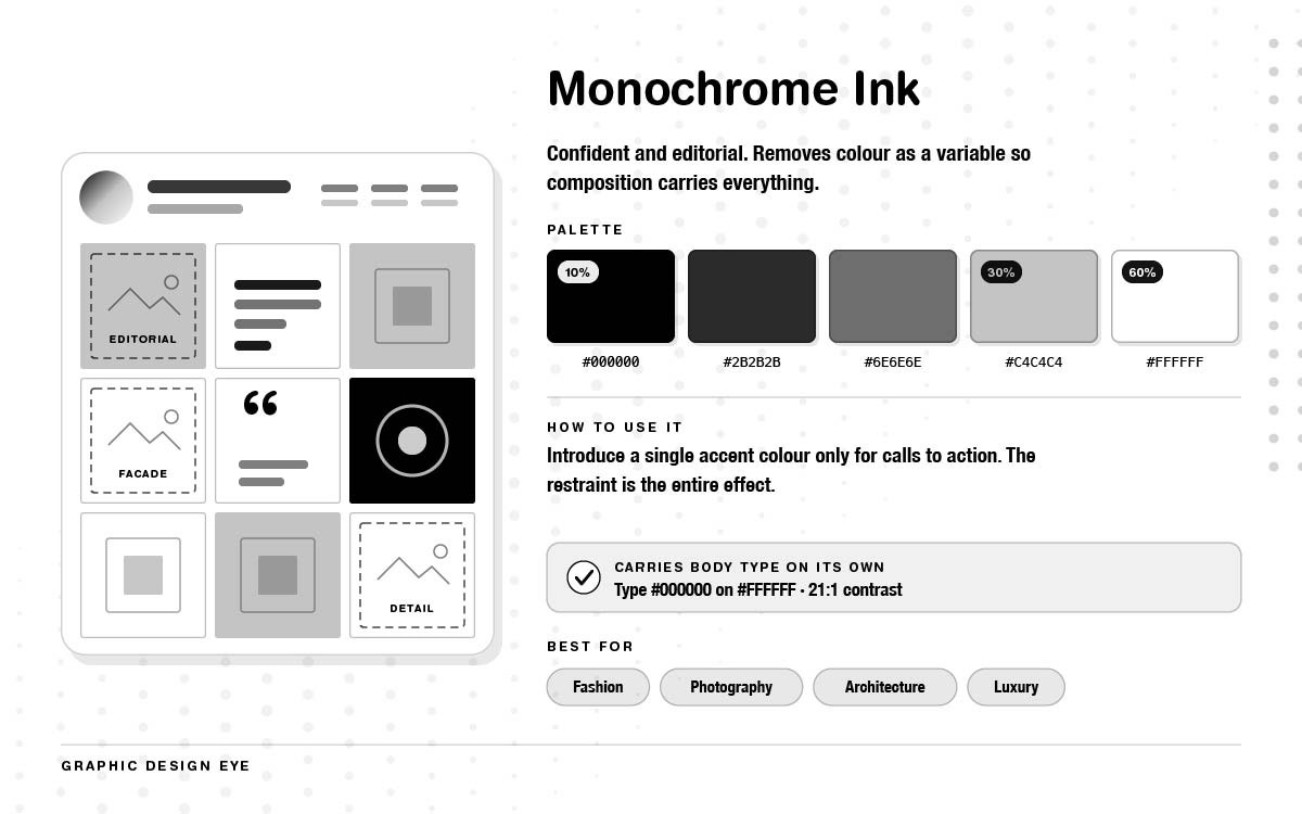 Instagram brand color palette for consistent social media branding