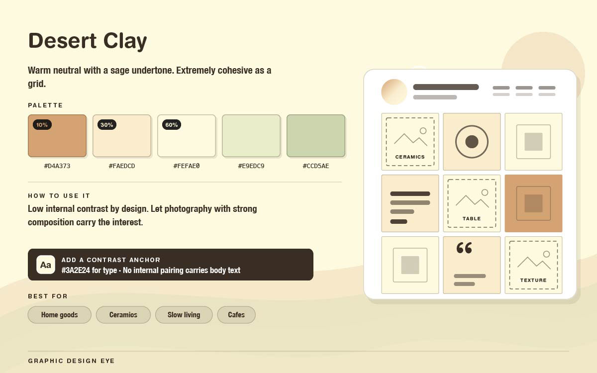 pastel Instagram color palette for elegant social media designs