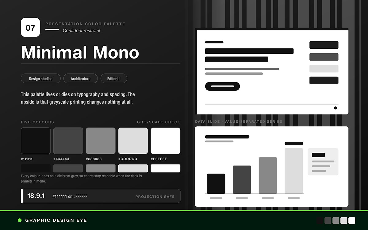 creative presentation color combinations for slides
