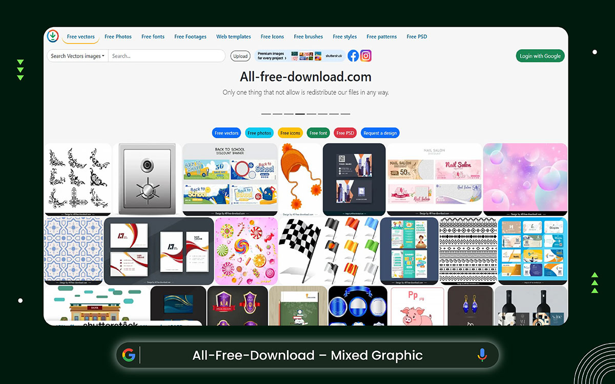 mixed graphic elements