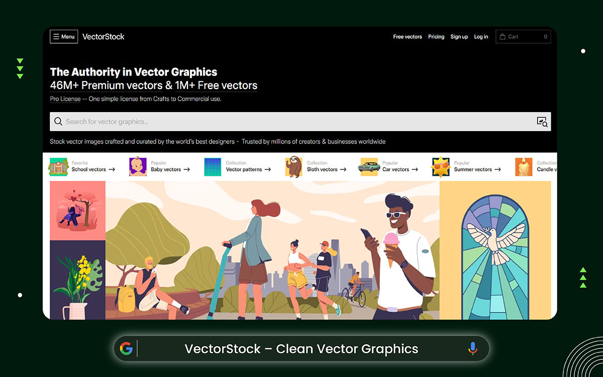 clean vector graphics