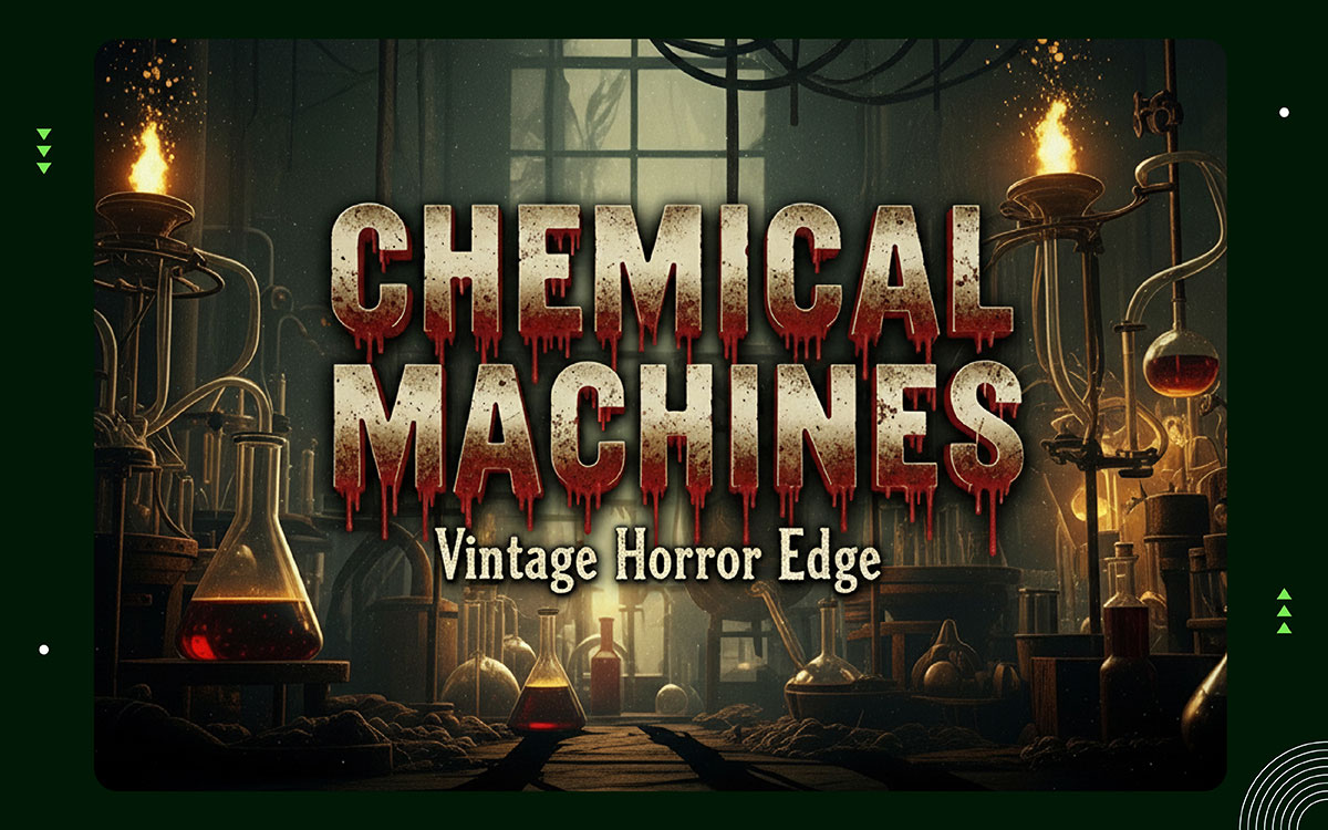 Chemical Machines halloween font