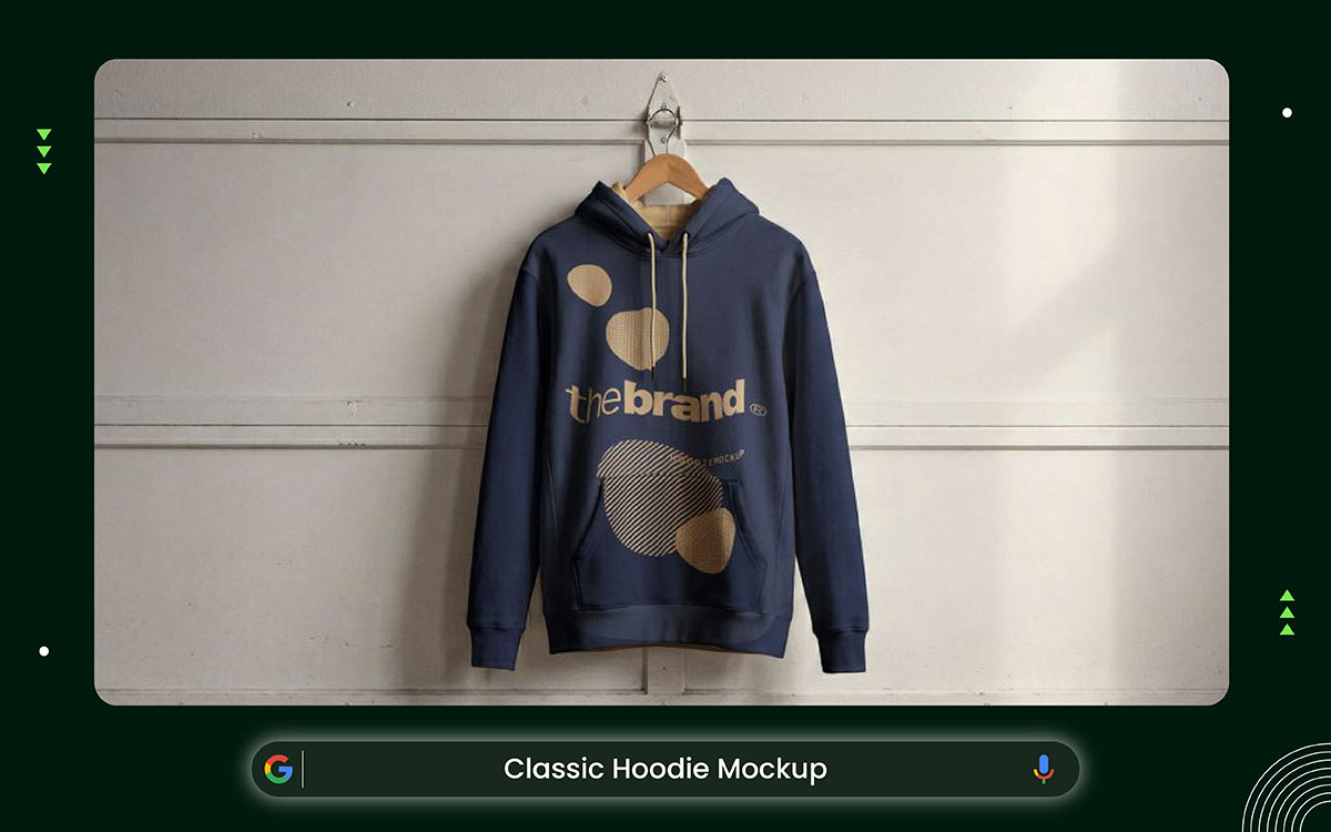 classic hoodie mockup