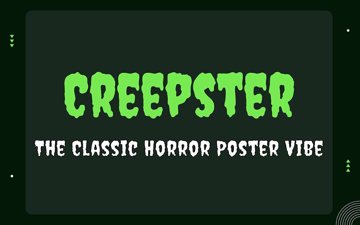 Creepster halloween font