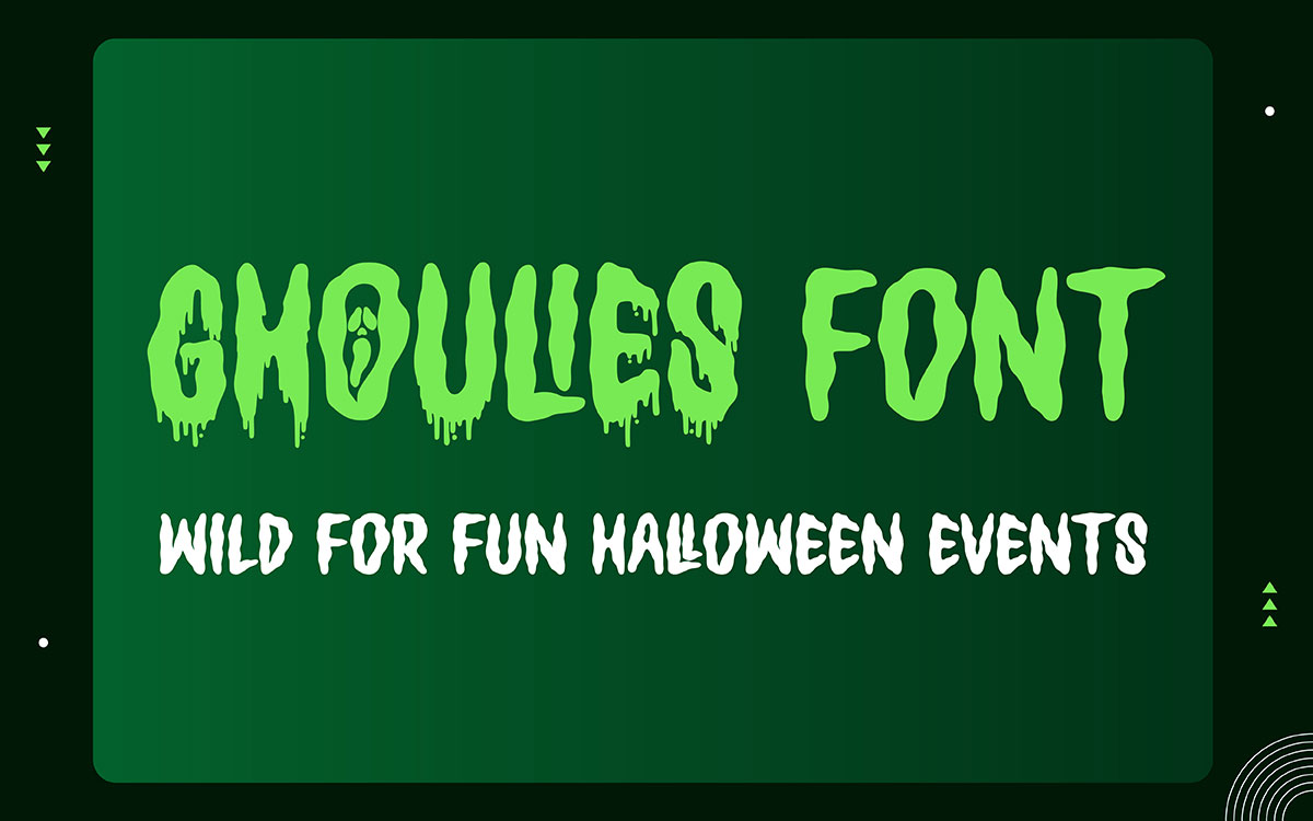 Ghoulies halloween font