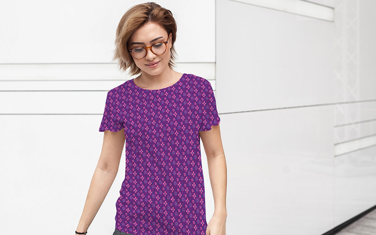 micro-patterned design design t-shirt idea