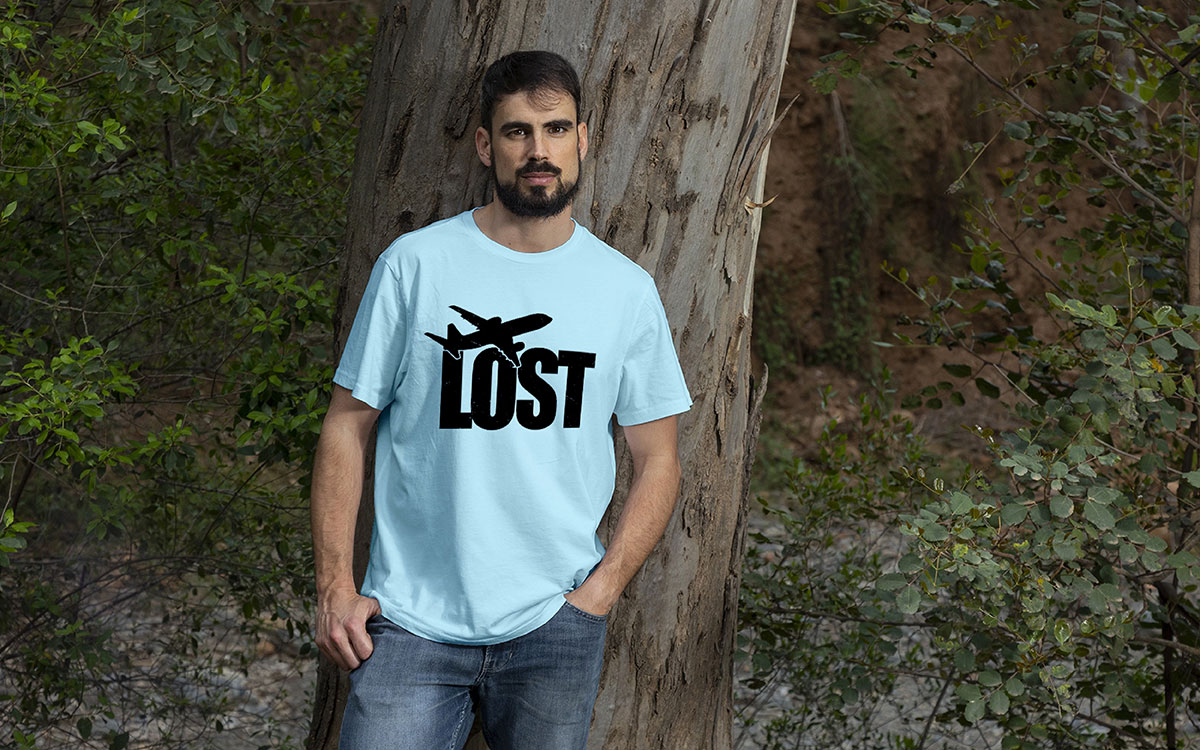 minimalist pop culture reference t-shirt design idea