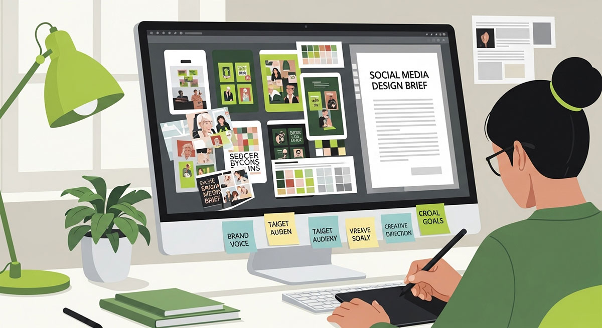 social media design brief examples
