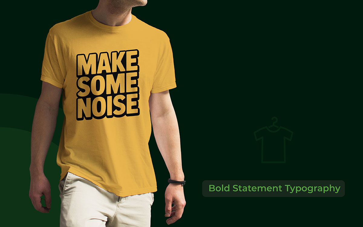 bold statement creative typography t-shirt design idea for your inspiration