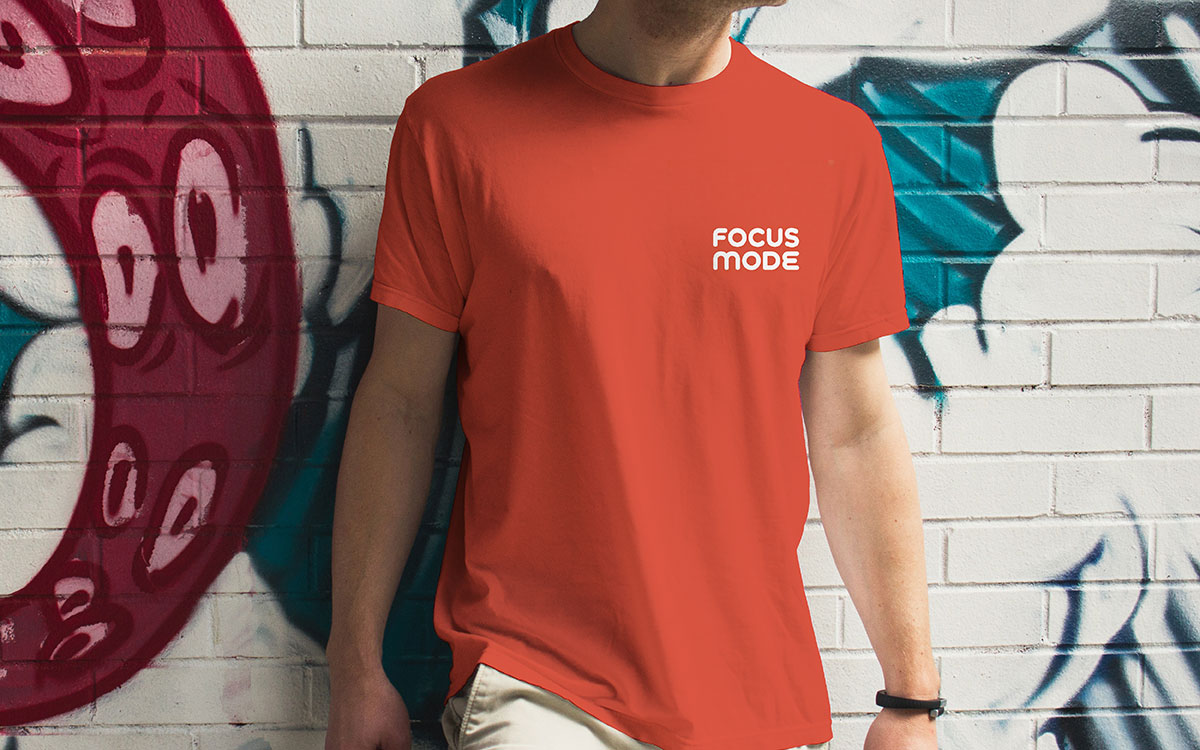 modern micro typography t-shirt design idea for your inspiration