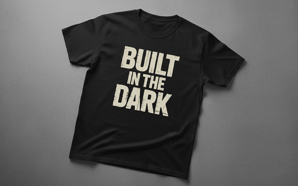 creative monochrome typography t-shirt design idea for your inspiration