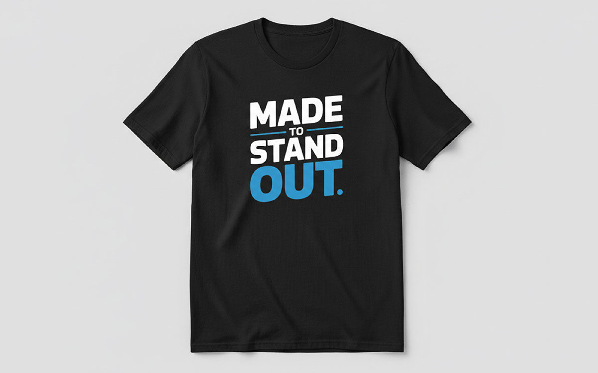 creative oversized typography t-shirt design idea for your inspiration