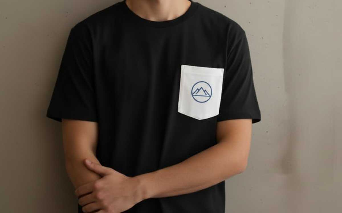 pocket t-shirt design for printing for your business