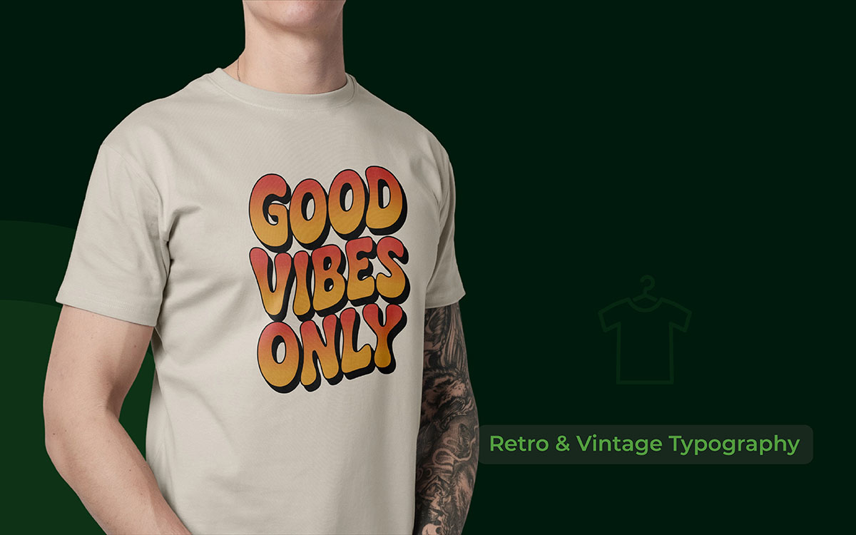 vintage typography t-shirt design idea for your inspiration