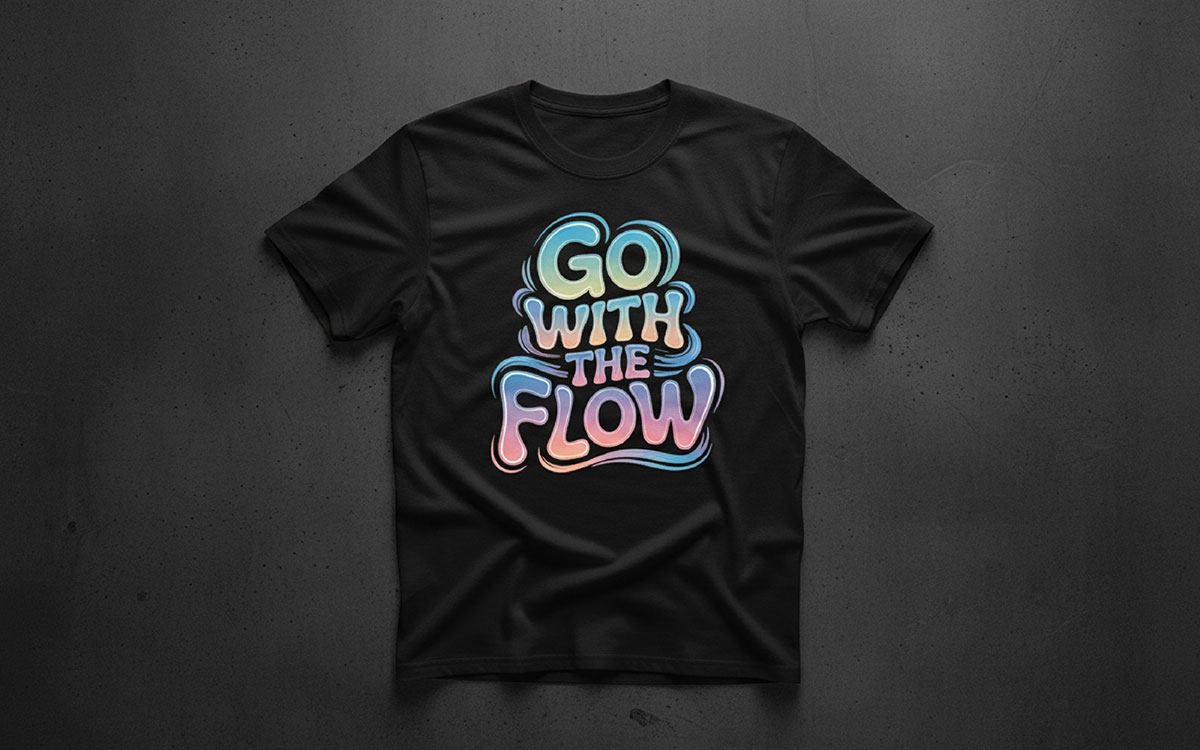 creative typography shapes & patterns t-shirt design idea for your inspiration