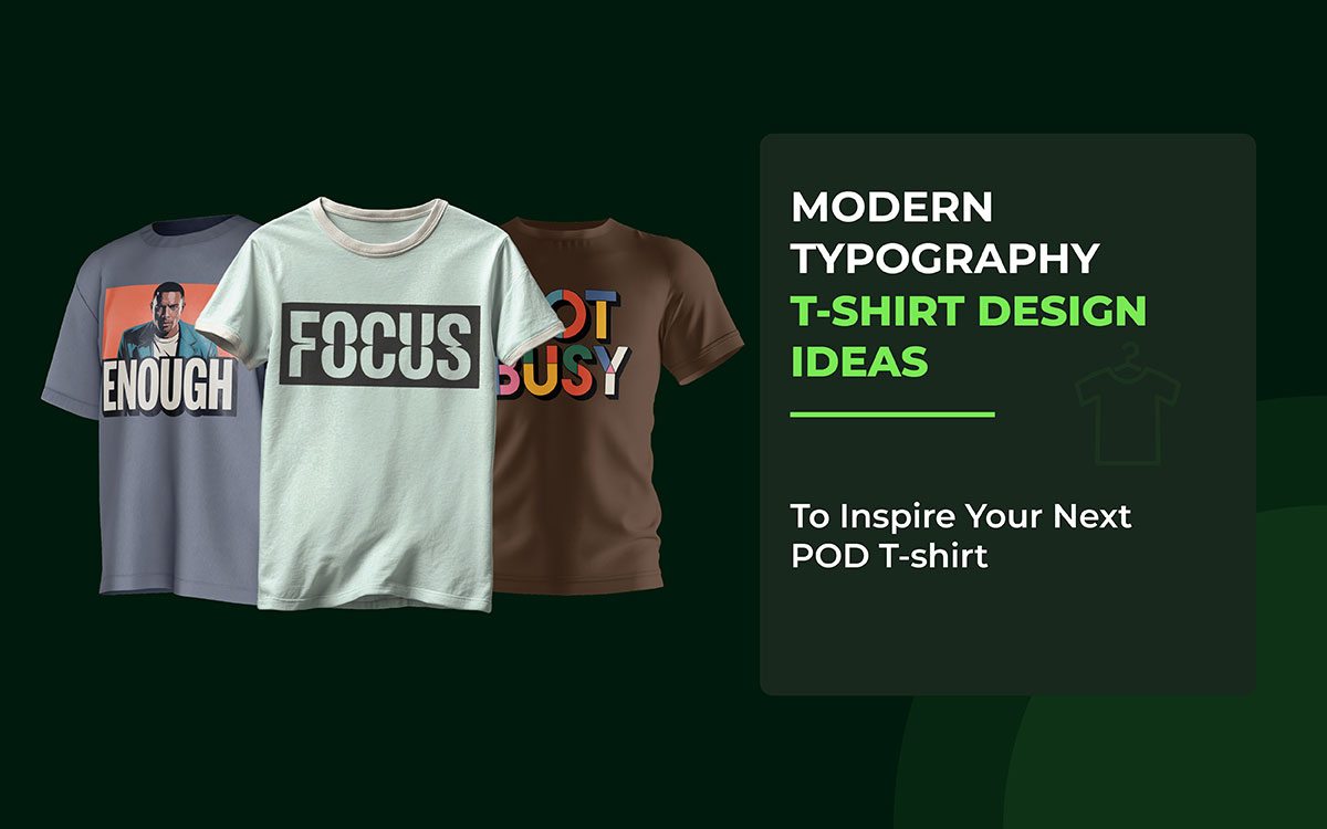 typography t-shirt design ideas