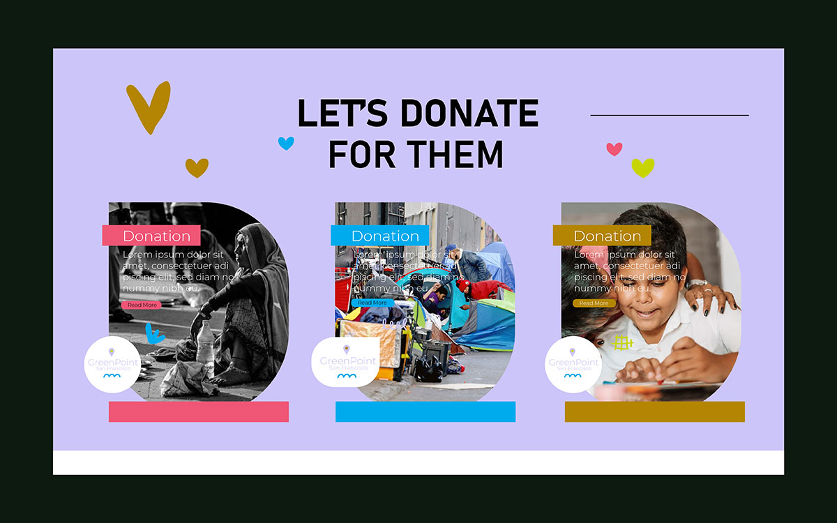 how to design a nonprofit infographic