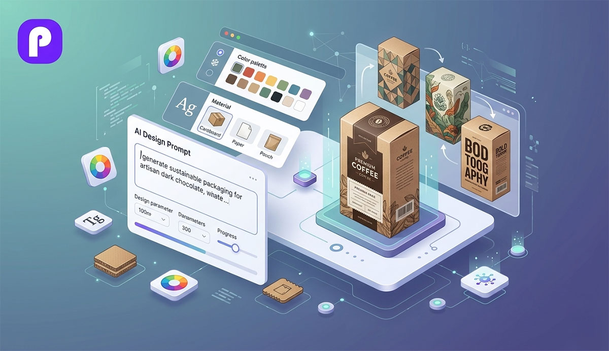 AI-powered product packaging design tool