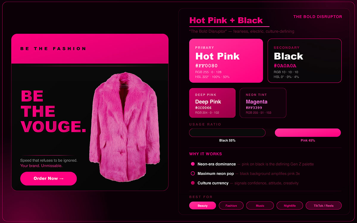 social media design inspiration for a brand