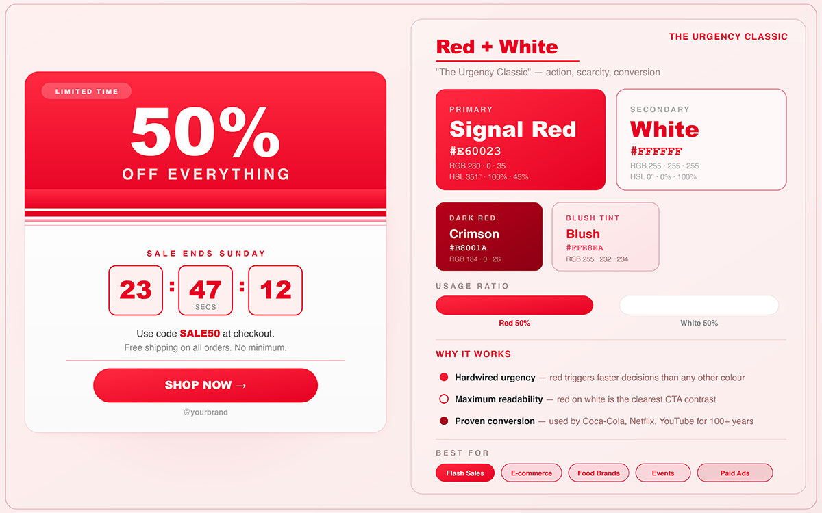 social media aesthetic colors for branding