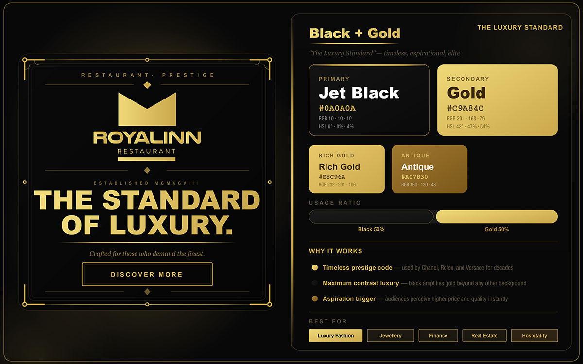 social media contrasting color schemes