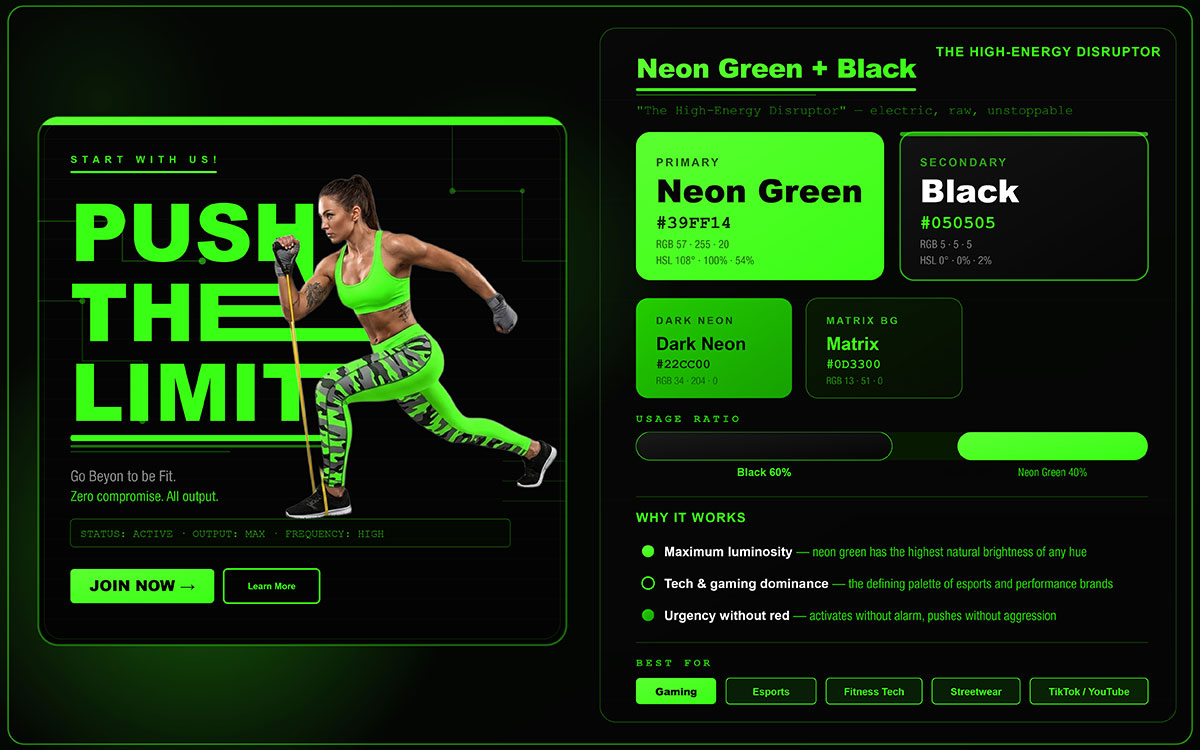 engaging social media color combinations