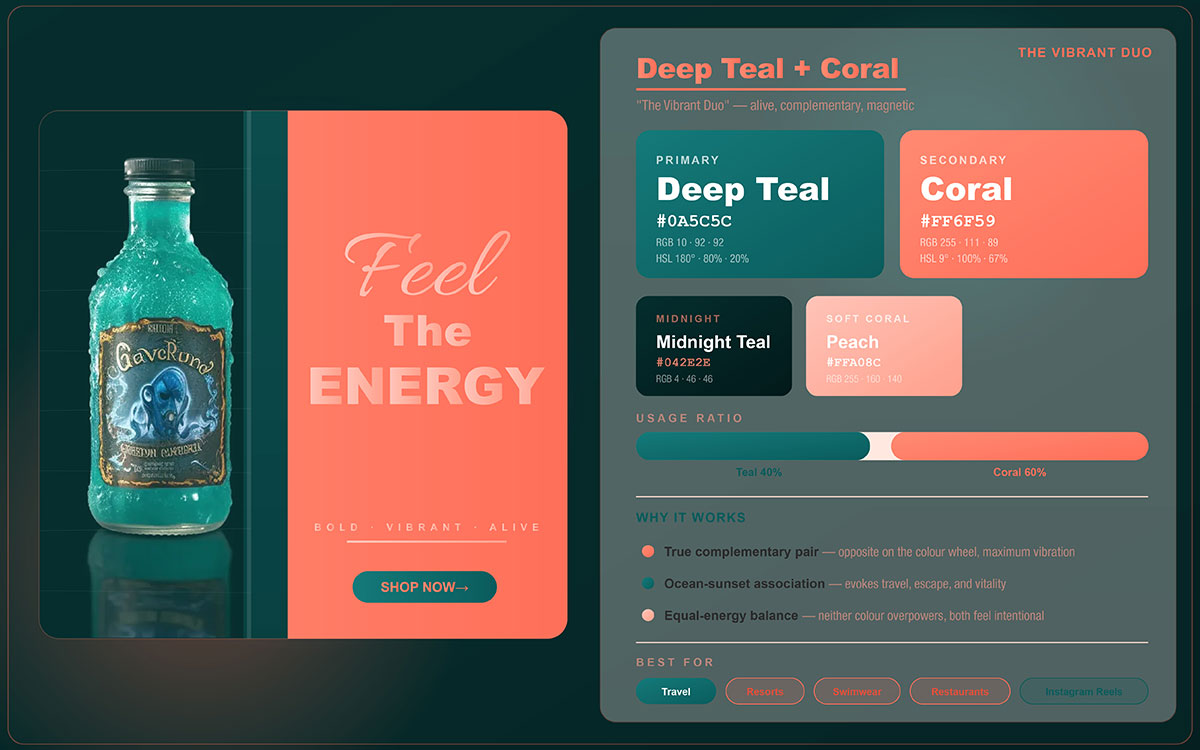 creative social media branding color combinations
