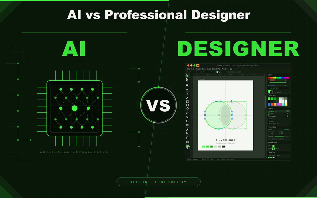 AI vs professional designer