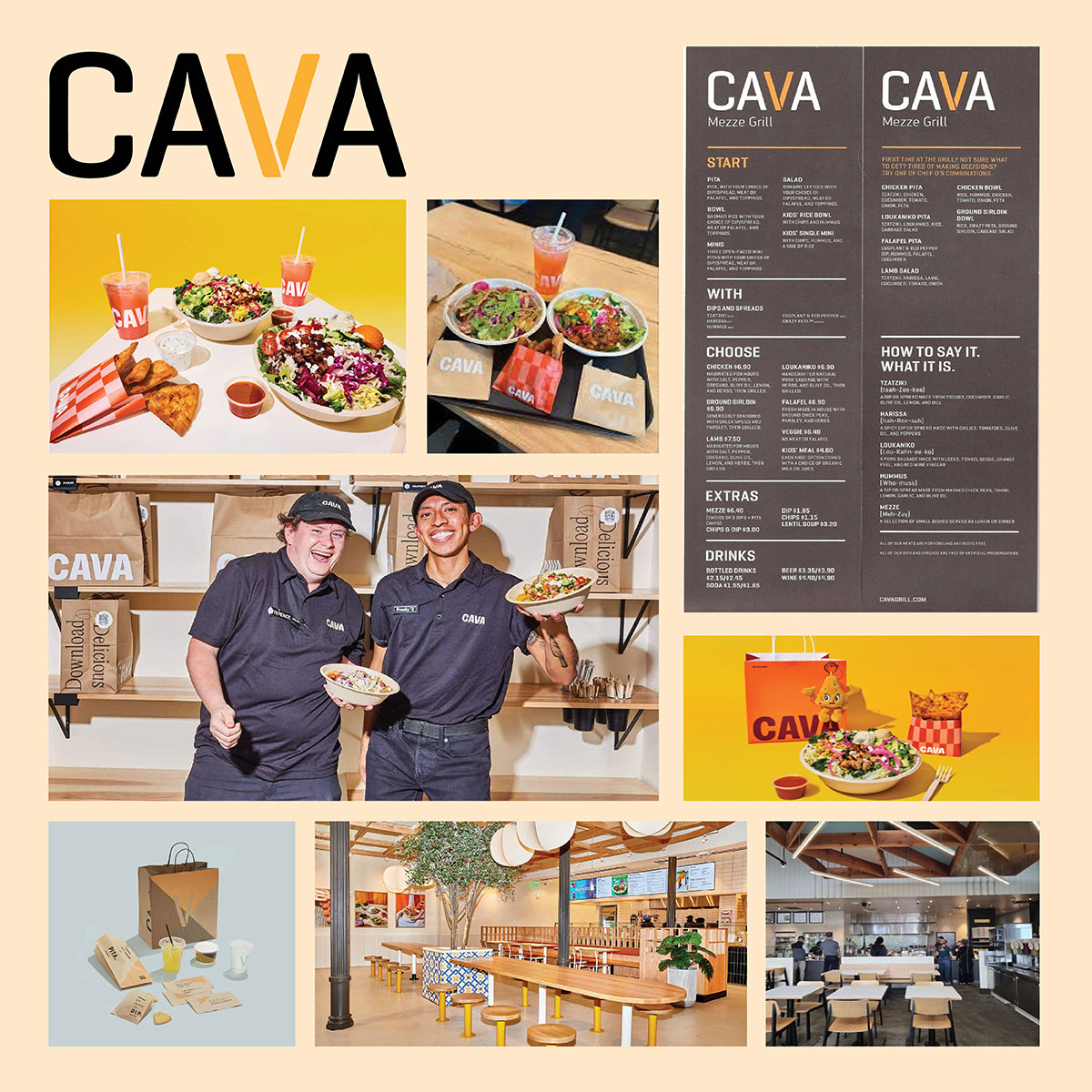 creative restaurant brand identity idea