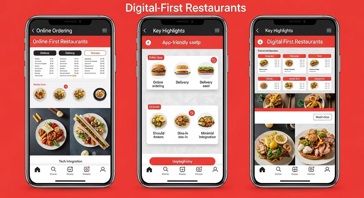 example of digital restaurant concept